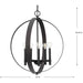Progress Lighting Allegheny Collection 5-Light Chandelier Matte Black Finish (P400391-31M)