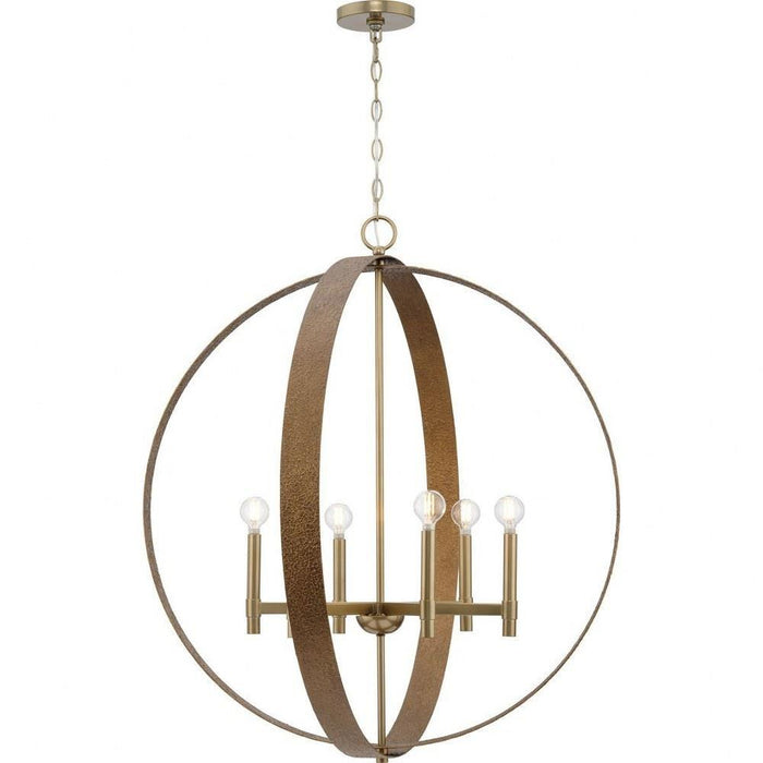 Progress Lighting Allegheny Collection 6-Light Chandelier Soft Gold Finish (P400392-205)
