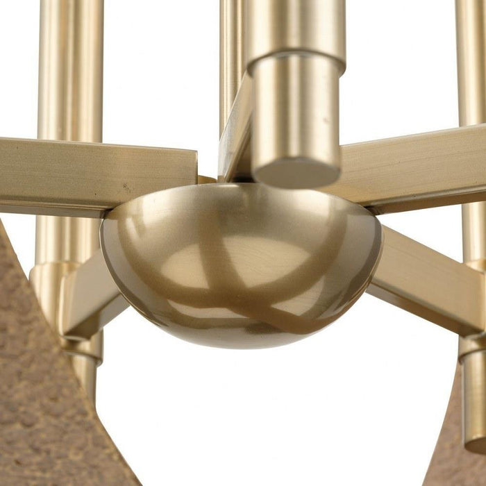 Progress Lighting Allegheny Collection 6-Light Chandelier Soft Gold Finish (P400392-205)