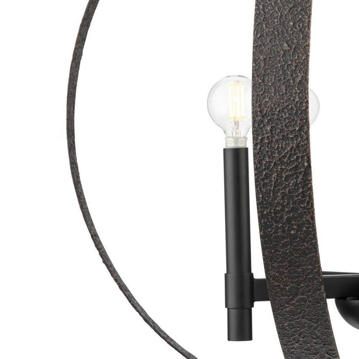 Progress Lighting Allegheny Collection 6-Light Chandelier Matte Black Finish (P400392-31M)