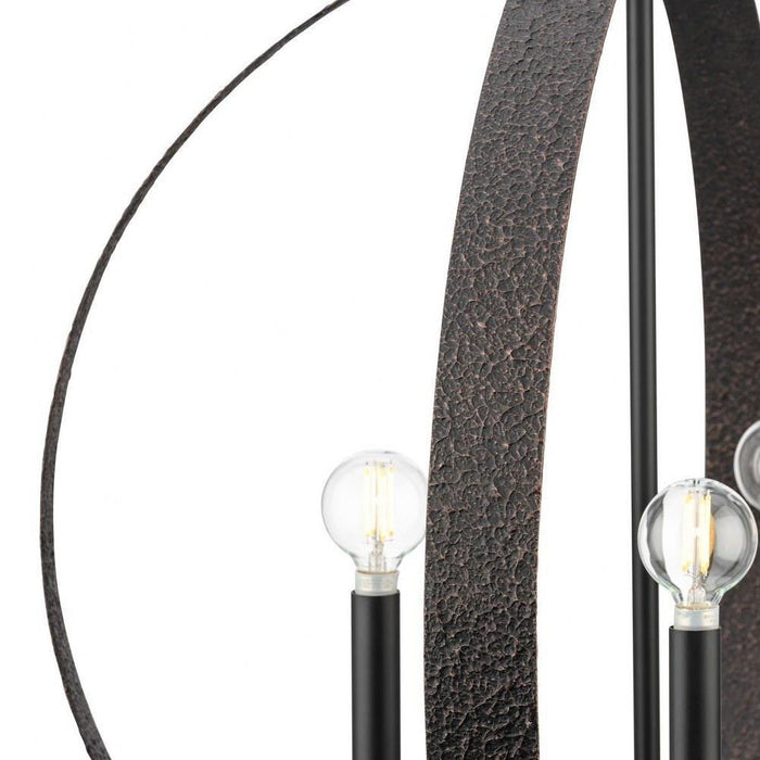Progress Lighting Allegheny Collection 6-Light Chandelier Matte Black Finish (P400392-31M)
