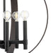 Progress Lighting Allegheny Collection 6-Light Chandelier Matte Black Finish (P400392-31M)