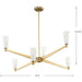 Progress Lighting Tosca Collection 6-Light Chandelier Brushed Bronze Finish (P400395-109)