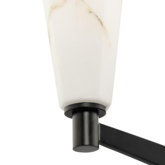 Progress Lighting Tosca Collection 6-Light Chandelier Matte Black Finish (P400395-31M)