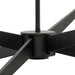 Progress Lighting Tosca Collection 6-Light Chandelier Matte Black Finish (P400395-31M)