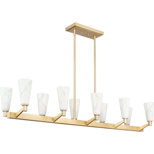 Progress Lighting Tosca Collection 10-Light Linear Chandelier Brushed Bronze Finish (P400396-109)