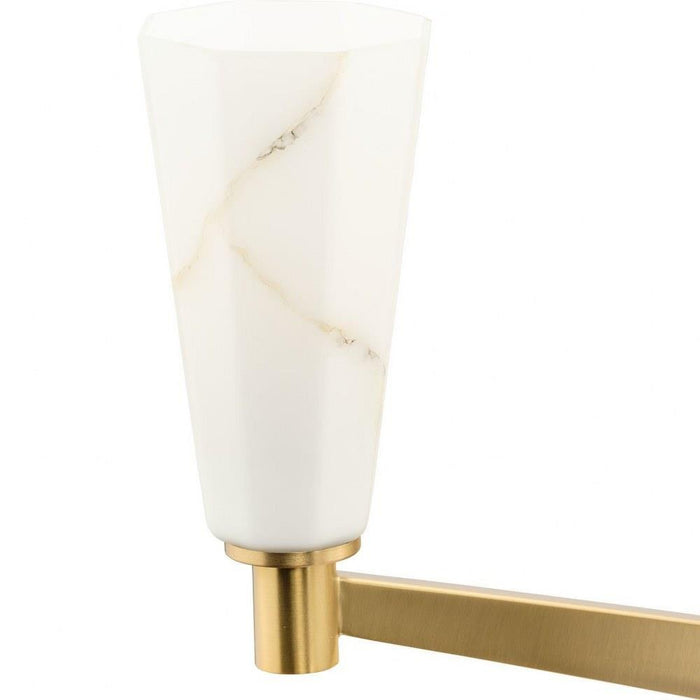 Progress Lighting Tosca Collection 10-Light Linear Chandelier Brushed Bronze Finish (P400396-109)