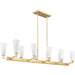 Progress Lighting Tosca Collection 10-Light Linear Chandelier Brushed Bronze Finish (P400396-109)