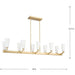 Progress Lighting Tosca Collection 10-Light Linear Chandelier Brushed Bronze Finish (P400396-109)