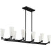 Progress Lighting Tosca Collection 10-Light Linear Chandelier Matte Black Finish (P400396-31M)