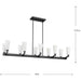 Progress Lighting Tosca Collection 10-Light Linear Chandelier Matte Black Finish (P400396-31M)