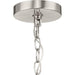 Progress Lighting Tanner Collection 3-Light Chandelier Brushed Nickel Finish Etched Glass (P400400-009)