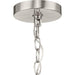Progress Lighting Tanner Collection 5-Light Chandelier Brushed Nickel Finish Etched Glass (P400401-009)