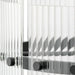Progress Lighting Seville Collection 6-Light Foyer Light Matte Black Finish Clear Ribbed Glass (P500457-31M)