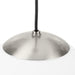 Progress Lighting Atwell Collection 1-Light Large Hanging Pendant Brushed Nickel Finish Etched Opal Glass (P500463-009)