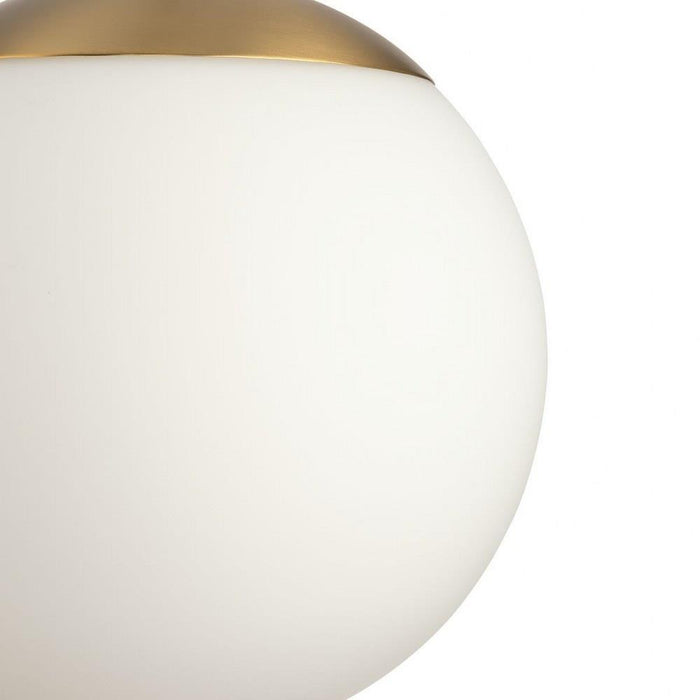 Progress Lighting Atwell Collection 1-Light Large Hanging Pendant Brushed Bronze Finish Etched Opal Glass (P500463-109)