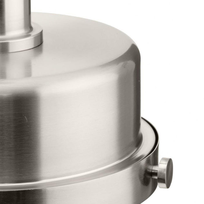 Progress Lighting Beckner Collection 1-Light Urban Industrial Pendant Brushed Nickel Finish Clear Glass (P500471-009)