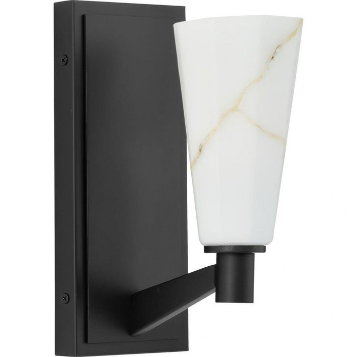 Progress Lighting Tosca Collection 1-Light Wall Bracket Matte Black Finish (P710138-31M)