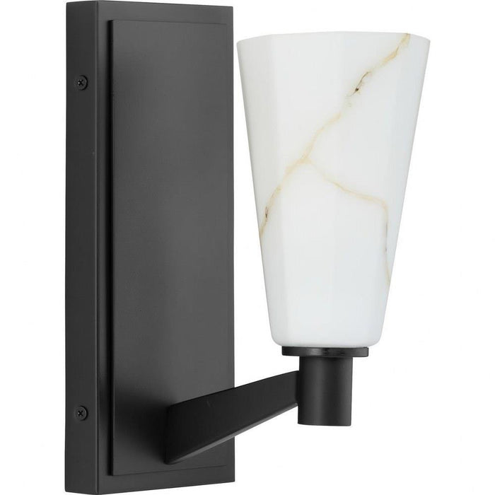 Progress Lighting Tosca Collection 1-Light Wall Bracket Matte Black Finish (P710138-31M)