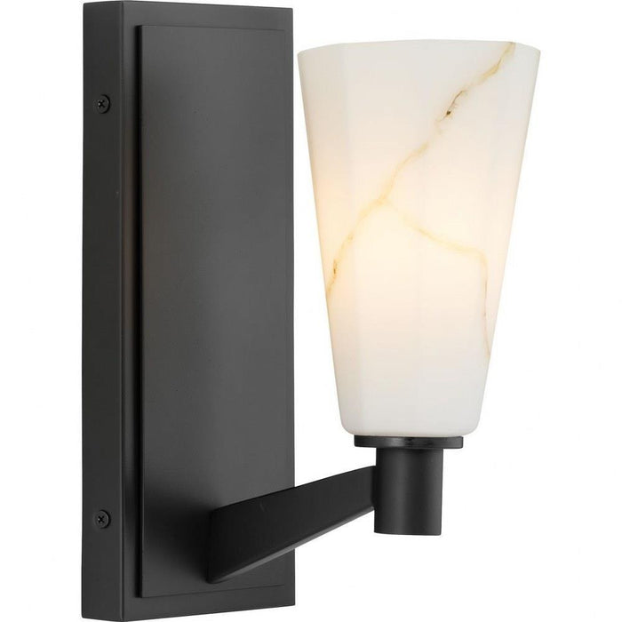 Progress Lighting Tosca Collection 1-Light Wall Bracket Matte Black Finish (P710138-31M)