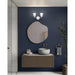 Progress Lighting Pinellas Collection 2-Light Bath /Vanity Light White Plaster Finish Opal Glass (P300496-197)