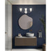 Progress Lighting Pinellas Collection 3-Light Bath /Vanity Light White Plaster Finish Opal Glass (P300497-197)