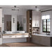 Progress Lighting Seville Collection 4-Light Contemporary Pendant Matte Black Finish Clear Ribbed Glass (P500456-31M)