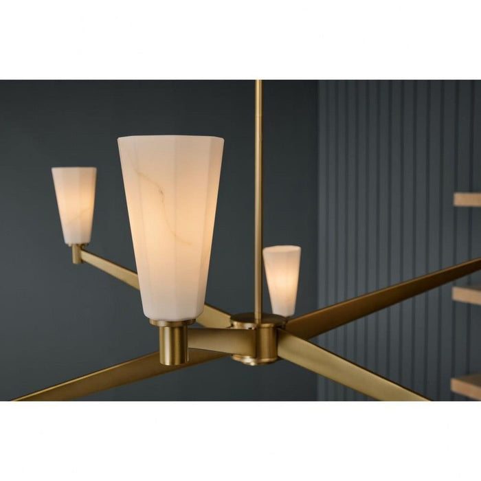 Progress Lighting Tosca Collection 6-Light Chandelier Matte Black Finish (P400395-31M)