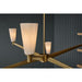 Progress Lighting Tosca Collection 6-Light Chandelier Matte Black Finish (P400395-31M)