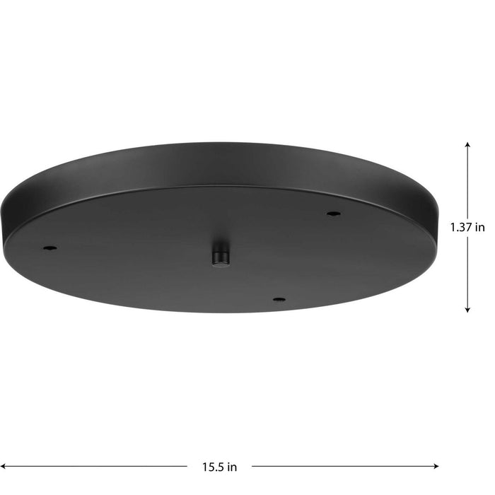 Progress Lighting 15-1/2 Inch Round Canopy Matte Black (P8403-31M)