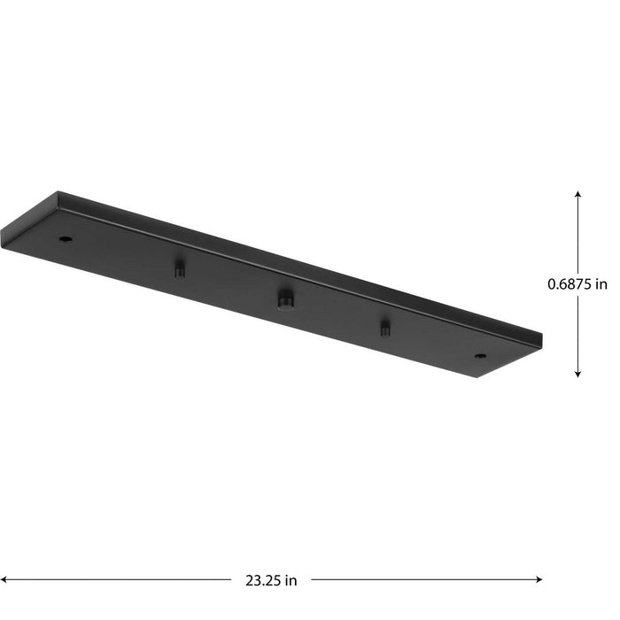 Progress Lighting 23-1/4 Inch Linear Canopy Matte Black (P8404-31M)