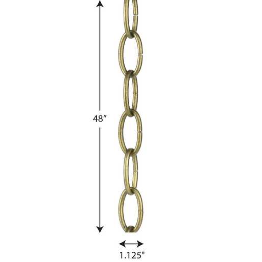 Progress Lighting 4 Foot 9 Gauge Chain (P8758-175)