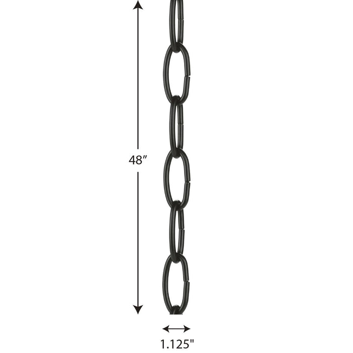 Progress Lighting 4 Foot 9 Gauge Chain (P8758-31M)