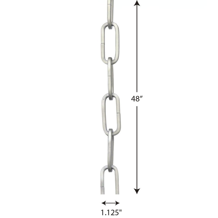 Progress Lighting 4 Foot 9 Gauge Square Profile Chain (P8755-141)