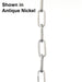 Progress Lighting 4 Foot 9 Gauge Square Profile Chain (P8755-161)