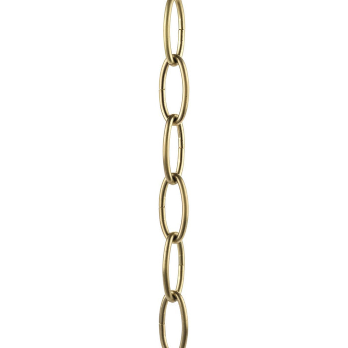 Progress Lighting 4 Foot Of 9 Gauge Chain Vintage Brass (P8758-163)