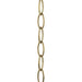 Progress Lighting 4 Foot Of 9 Gauge Chain Vintage Brass (P8758-163)