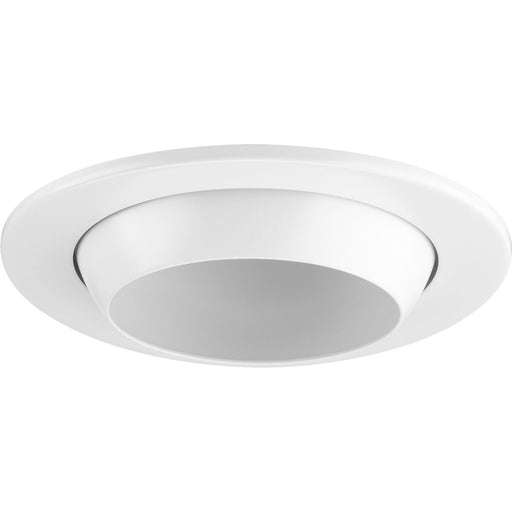 Progress Lighting 4 Inch Satin White Recessed Eyeball Trim For 4 Inch Housing P804N Series (P804003-028)