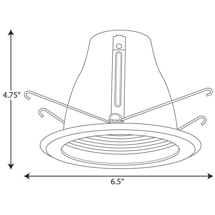 Progress Lighting 5 Inch Baffle Trim For 5 Inch Housing P851-ICAT (P868-31)