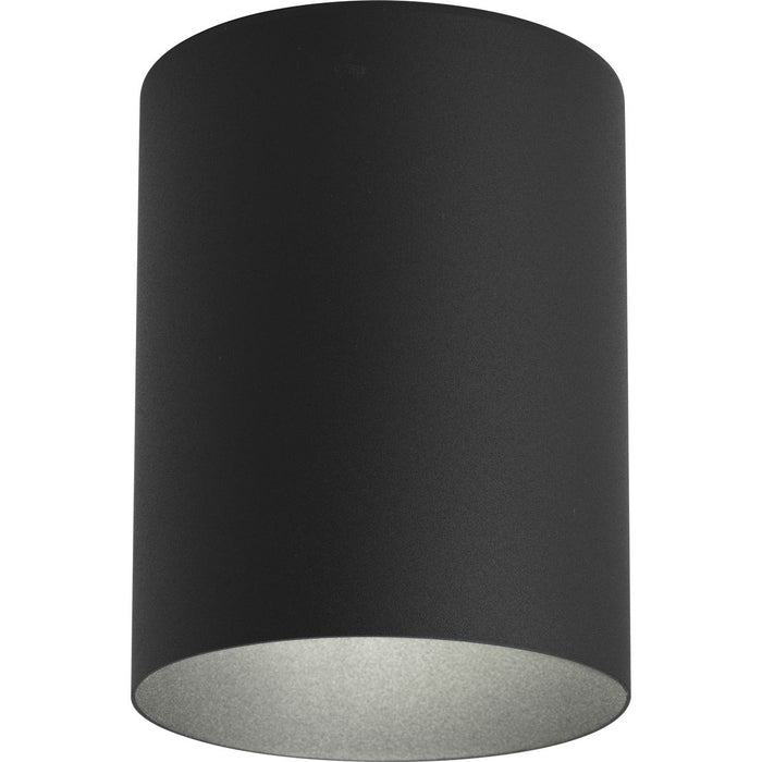 Progress Lighting 5 Inch Black LED Outdoor Flush Mount Cylinder 3000K (P5774-31/30K)