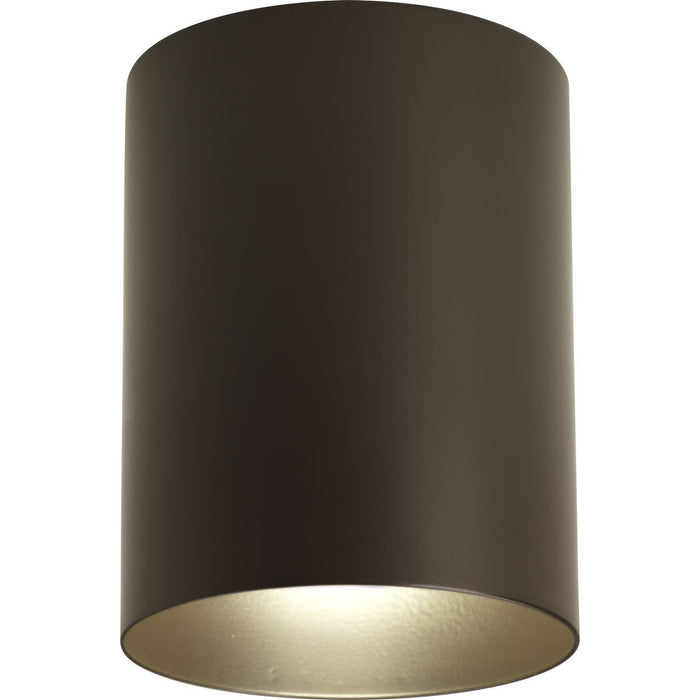 Progress Lighting 5 Inch Bronze LED Outdoor Flush Mount Cylinder 3000K (P5774-20/30K)