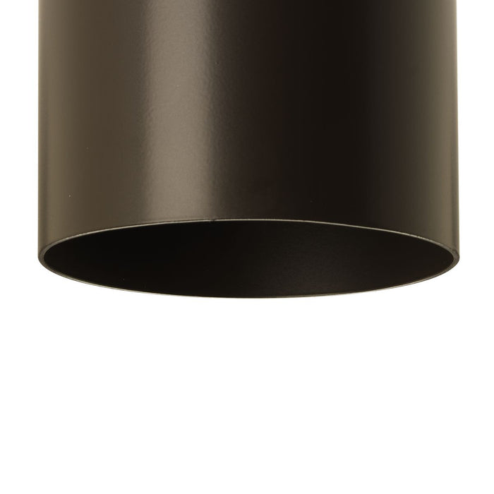 Progress Lighting 5 Inch Bronze LED Outdoor Flush Mount Cylinder 3000K (P5774-20/30K)