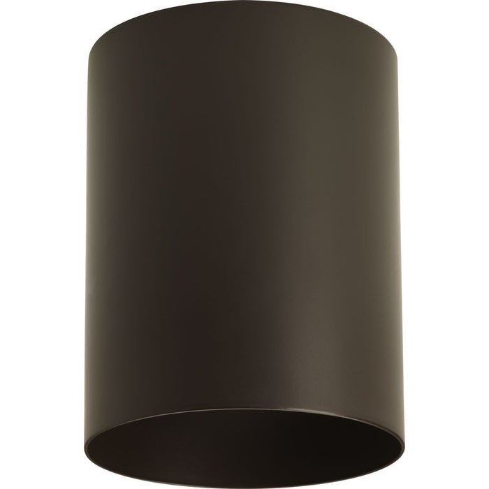 Progress Lighting 5 Inch Bronze LED Outdoor Flush Mount Cylinder 3000K (P5774-20/30K)