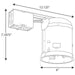 Progress Lighting 5 Inch IC Remodel Housing With E26 Socket (P1851-ICAT)