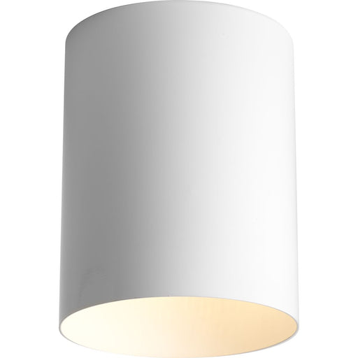 Progress Lighting 5 Inch White LED Outdoor Flush Mount Cylinder 3000K (P5774-30/30K)