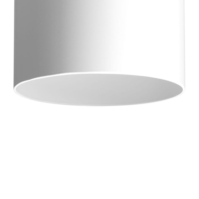 Progress Lighting 5 Inch White LED Outdoor Flush Mount Cylinder 3000K (P5774-30/30K)