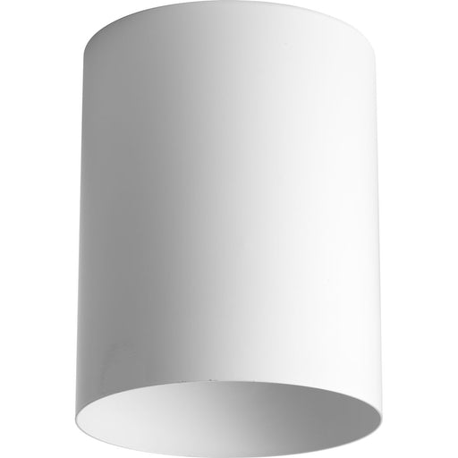 Progress Lighting 5 Inch White Outdoor Ceiling Mount Cylinder (P5774-30)