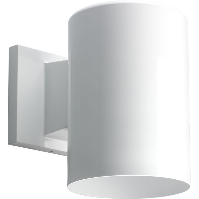 Progress Lighting 5 Inch White Outdoor Wall Cylinder (P5674-30)