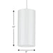 Progress Lighting 6 Inch 250W Cord Mount Cylinder Fixture (P500356-030)