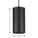 Progress Lighting 6 Inch 250W Cord Mount Cylinder Fixture (P500356-031)